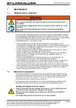 Preview for 71 page of Verlinde STAGEMAKER SL10 508 M2 A D8+ Manual