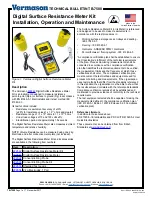 Vermason TB-7588 Installation, Operation And Maintenance Manual preview