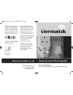 Vermatik ACP71S Instruction Manual предпросмотр