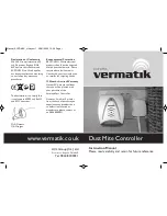 Vermatik ACPDM1S Instruction Manual предпросмотр