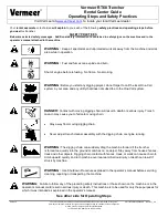 Preview for 2 page of Vermeer RT60 Rental Center Manual