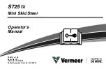 Preview for 1 page of Vermeer S725TX Operator'S Manual