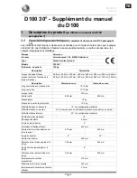 Предварительный просмотр 7 страницы Vermeiren D100 30 Instruction Manual