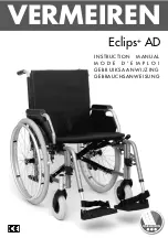 Vermeiren Eclips+ AD Instruction Manual preview