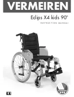 Vermeiren Eclips X4 90 Instruction Manual preview