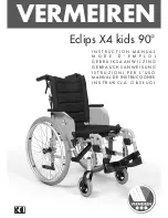 Vermeiren Eclips X4 kids 90 Degrees Instruction Manual preview