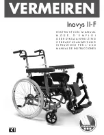 Vermeiren Inovys II-F Instruction Manual preview