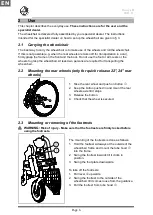 Предварительный просмотр 10 страницы Vermeiren Inovys II User Manual