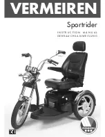 Vermeiren Sportrider Instruction Manual preview