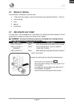 Предварительный просмотр 21 страницы Vermeiren V100 Instruction Manual