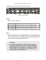 Preview for 9 page of Vermona Filter lancet Owner'S Manual