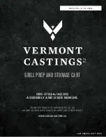 Preview for 1 page of Vermont Castings 085-3783-6 Assembly And User'S Manual