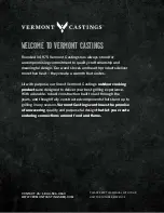 Preview for 2 page of Vermont Castings 085-3783-6 Assembly And User'S Manual