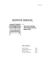 Preview for 1 page of Vermont Castings 1991 Defiant Encore 2190 Service Manual