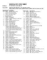 Preview for 4 page of Vermont Castings 1991 Defiant Encore 2190 Service Manual