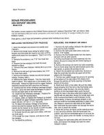 Preview for 8 page of Vermont Castings 1991 Defiant Encore 2190 Service Manual