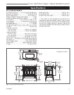 Предварительный просмотр 3 страницы Vermont Castings 2040ce Installation And Operating Manual