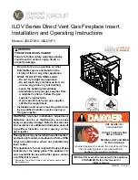 Vermont Castings 30ILDVNV Installation And Operating Instructions Manual preview