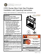 Предварительный просмотр 1 страницы Vermont Castings 33CFDVNI Installation And Operating Instructions Manual