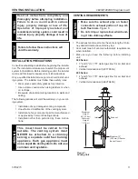 Предварительный просмотр 11 страницы Vermont Castings 380IDVNV Installation And Operating Instructions Manual