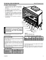 Предварительный просмотр 5 страницы Vermont Castings 380IDVNVSB Installation And Operating Instructions Manual