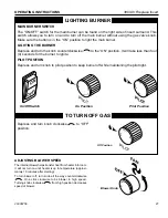 Предварительный просмотр 27 страницы Vermont Castings 380IDVNVSB Installation And Operating Instructions Manual