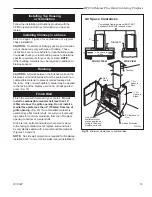 Preview for 13 page of Vermont Castings 647 BFC Installation And Operating Manual