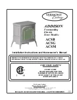 Vermont Castings ACSG Installation And Homeowner'S Manual preview