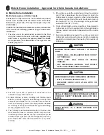 Предварительный просмотр 19 страницы Vermont Castings Aspen C3 Installation Manual