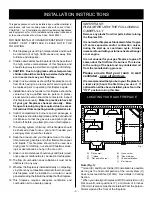 Предварительный просмотр 3 страницы Vermont Castings BHDR36 RN Installation Instructions & Homeowner'S Manual