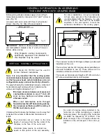 Предварительный просмотр 10 страницы Vermont Castings BHDT36 Installation Instructions & Homeowner'S Manual