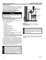 Предварительный просмотр 22 страницы Vermont Castings BLDV300N SC7SB Installation And Operating Instructions Manual