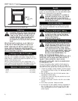 Предварительный просмотр 6 страницы Vermont Castings BREF30, BREF36, BREF42, BREF30NH, BREF36NH, BREF42NH, BREF36R, BREF42R Installation & Operating Manual