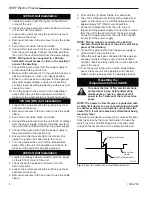 Предварительный просмотр 8 страницы Vermont Castings BREF30, BREF36, BREF42, BREF30NH, BREF36NH, BREF42NH, BREF36R, BREF42R Installation & Operating Manual