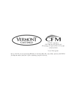 Предварительный просмотр 32 страницы Vermont Castings CF9050 User Manual