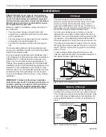 Предварительный просмотр 4 страницы Vermont Castings Concord 1660 Installation And Operating Manual