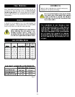 Preview for 6 page of Vermont Castings DBR33 Installation Instructions & Homeowner'S Manual