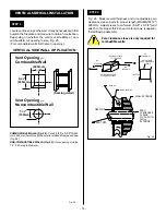 Preview for 14 page of Vermont Castings DBR33 Installation Instructions & Homeowner'S Manual