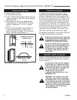 Предварительный просмотр 6 страницы Vermont Castings DEF33 Homeowner'S Installation And Operating Manual