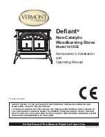 Vermont Castings Defiant 1610C Homeowner'S Installation And Operating Manual preview