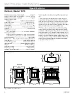 Preview for 4 page of Vermont Castings Defiant 1975 Installation And Operating Manual