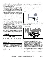 Preview for 27 page of Vermont Castings Defiant 1975T-CAT-C Installation & Operating Manual