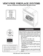 Vermont Castings DFS3224A Installation And Operating Instructions Manual предпросмотр