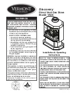 Preview for 1 page of Vermont Castings Discovery VS38 Installation & Operating Instructions Manual