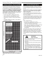 Preview for 8 page of Vermont Castings Dutchwest 2465 Homeowner'S Installation And Operating Manual