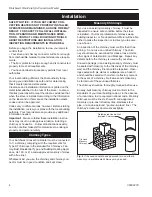 Preview for 4 page of Vermont Castings Dutchwest 2478 Installation And Operating Manual