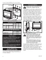 Предварительный просмотр 8 страницы Vermont Castings DVR28IN Homeowner'S Installation And Operating Instructions Manual