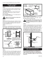 Предварительный просмотр 14 страницы Vermont Castings DVR28IN Homeowner'S Installation And Operating Instructions Manual