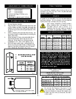 Предварительный просмотр 5 страницы Vermont Castings DVRS3 Installation Instructions & Homeowner'S Manual