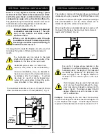 Предварительный просмотр 20 страницы Vermont Castings DVRS3 Installation Instructions & Homeowner'S Manual